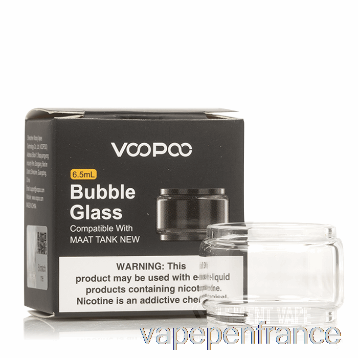 Voopoo Maat Verre De Remplacement 5ml Stylo Vape En Verre Droit